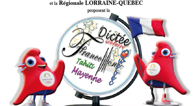 Dictée francophone 2023-2024