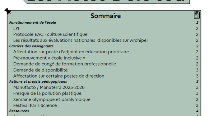 Les Actus Dole sud – N°10 – 2024/2025