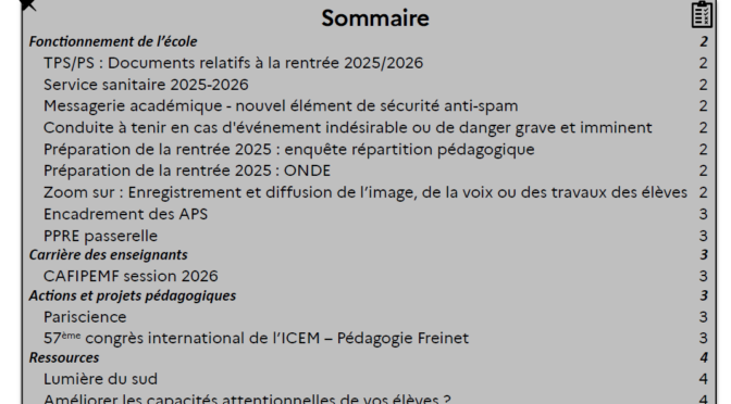 Les Actus Dole sud – N°14 – 2024/2025